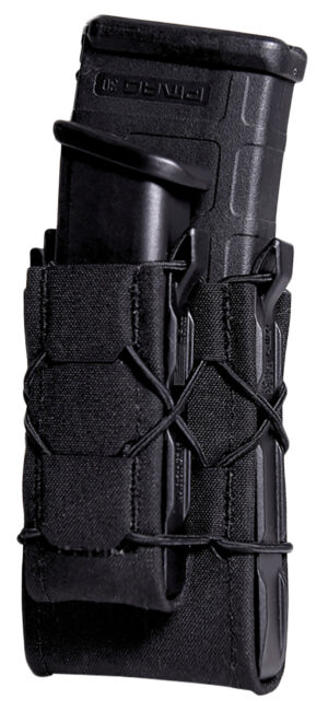High Speed Gear 24DD00BK TACO Gen 2 Double Decker Black Nylon Laminate MOLLE Mount Pistol/Rifle