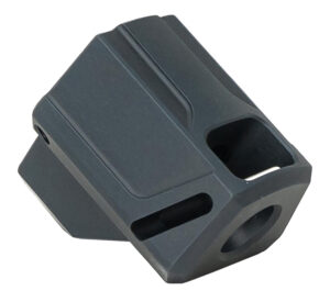 Faxon Firearms FFPACOMPDSS01 EXOS-515 Compensator for SIG 320F Black 1/2"x28 Threads 1.40" OAL 9mm