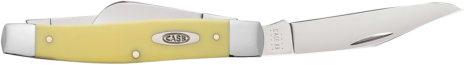 Case Large Stockman Folding Knife - Yellow Handle