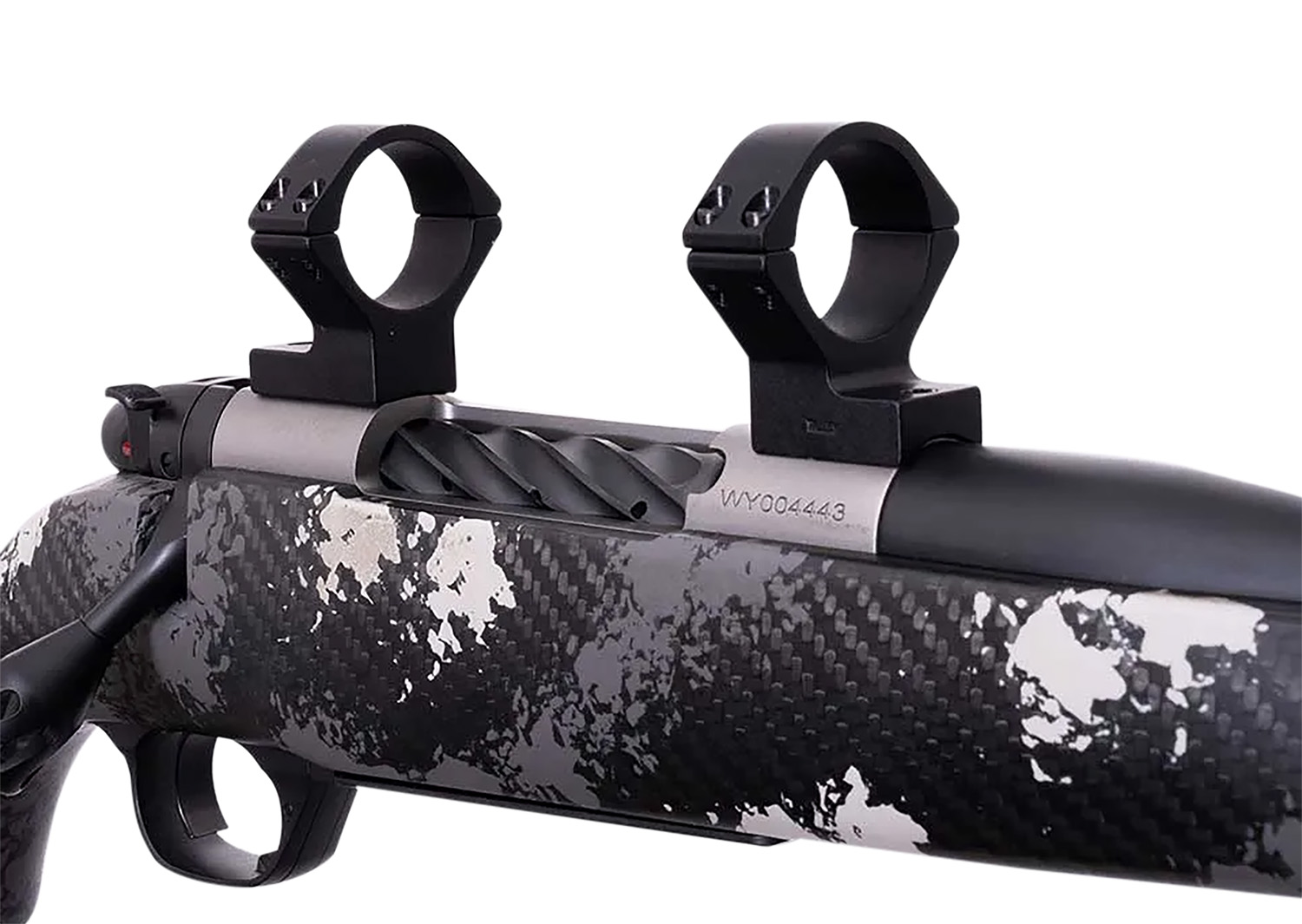 Weatherby Scope Mount/Ring Combo - Matte Black Alloy