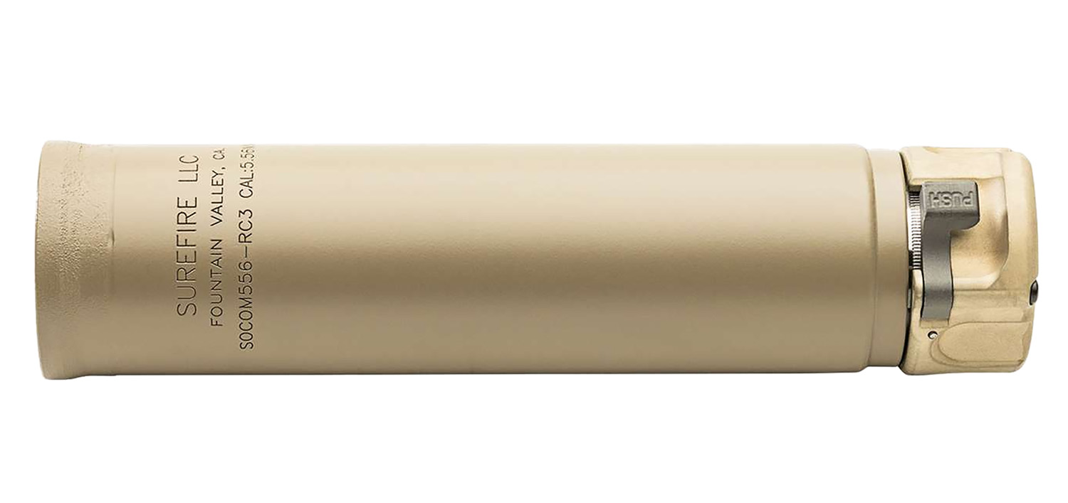 SureFire SOCOM556-RC3 Gen 3 5.56 Suppressor - Dark Earth