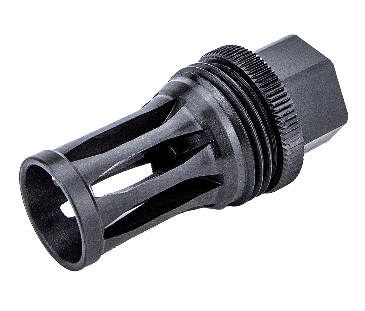 Kgm Quick Detach Flash Hider - Black Nitride Steel