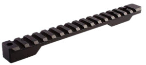 Talley PLM258160   Black Anodized Aluminum Picatinny Rail Mount Long Action 20 MOA