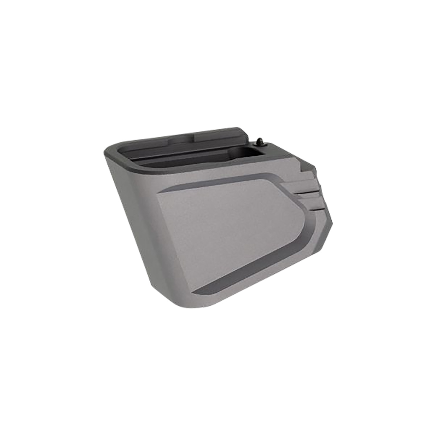 Tyrant CNC Glock Magazine Extension 5rd Aluminum Gray