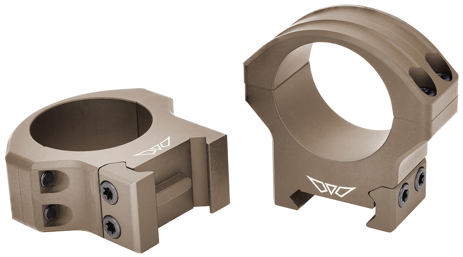 Warne 8501TM HyperLite 1" Scope Rings - Dark Earth