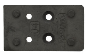 Walther Arms 5136212 Optic Plate  Black Steel Fits Walther PDP 2.0