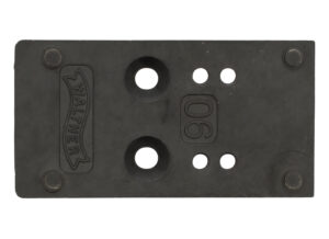 Walther Arms 5136197 Optic Plate  Black Steel Fits Walther PDP 2.0