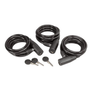 Hunters Specialties HS-00608 Cable Lock Black 3 Pack 6'