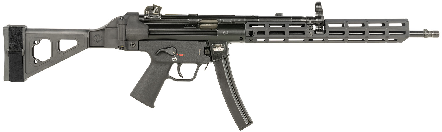 Heckler & Koch SP5L 9mm Luger Pistol with SB Tactical Brace