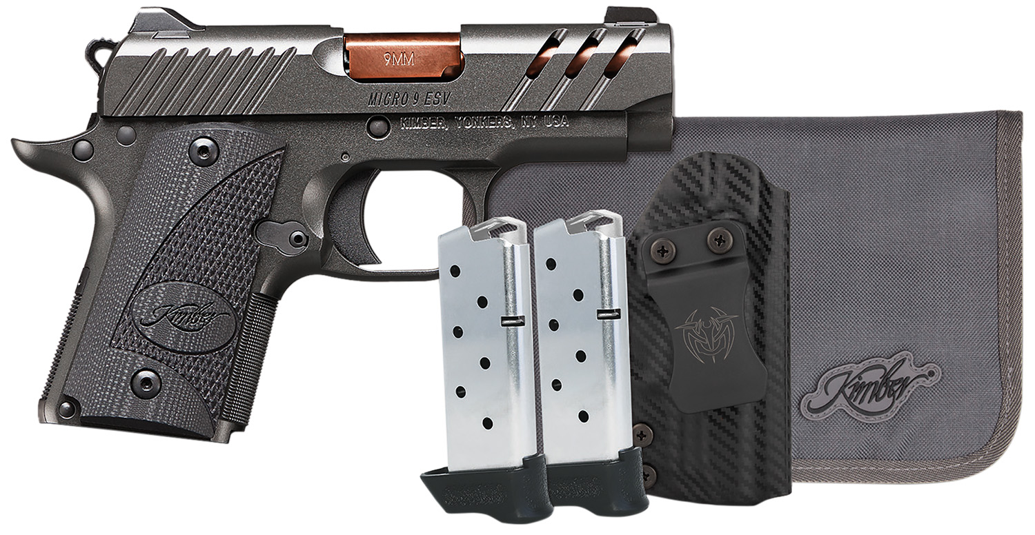 Kimber Micro 9 Rose Copper 9mm Pistol Bundle