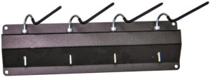 Berry's 52672 Gun Safe Pistol Rack Black Holds 4 Pistols
