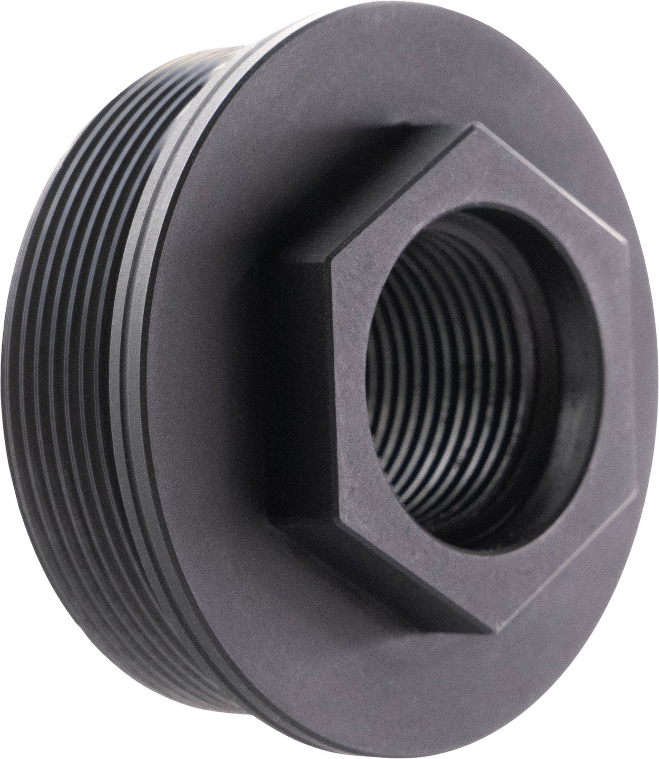 CMMG ZEROED Direct Thread Hub Mount 1/2-28 Black