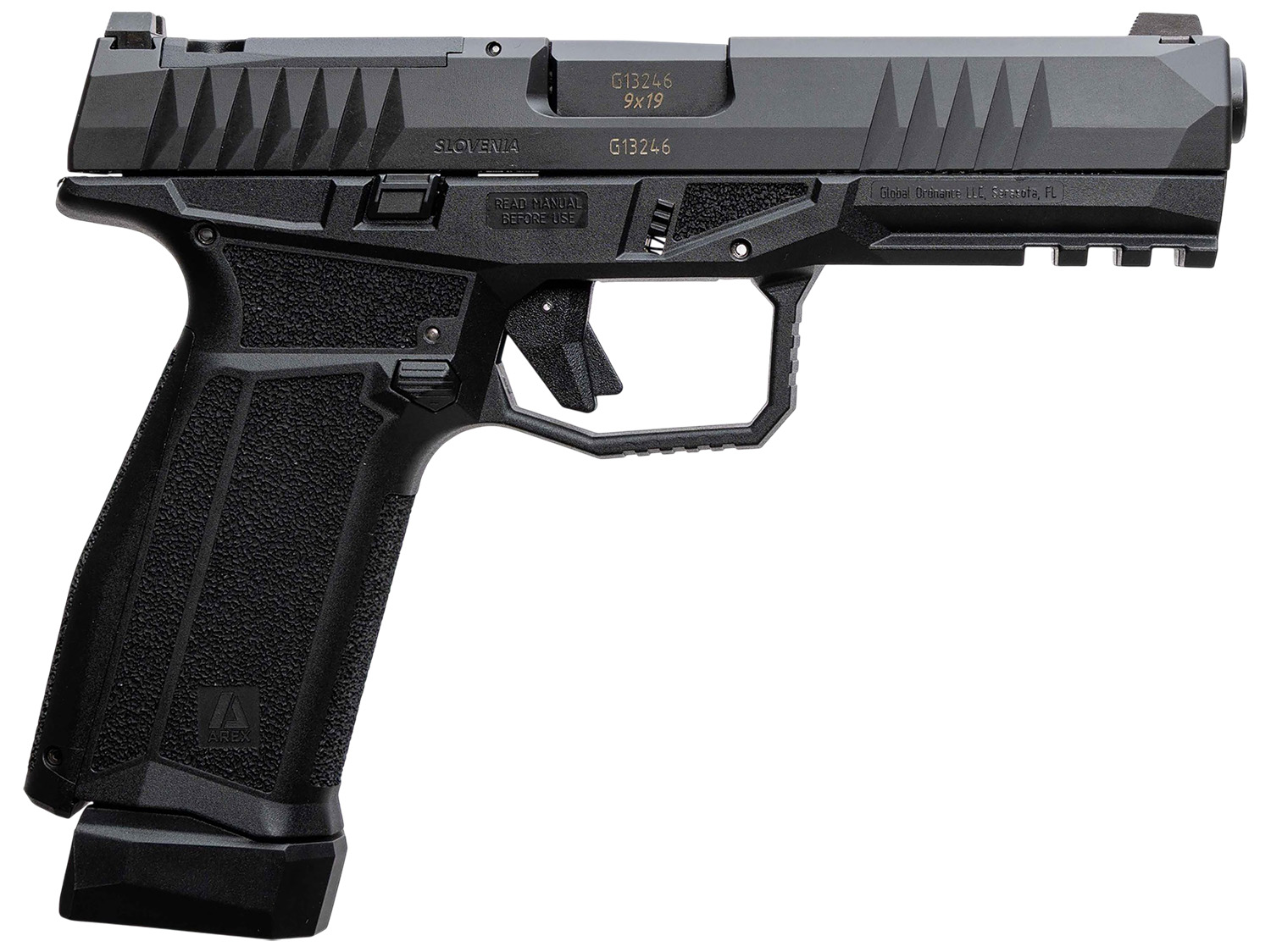 AREX Delta L Gen2 9mm 17+1 Optic Ready Pistol