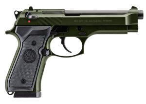 Beretta 92FS 9mm Full Size OD Green Semi-Auto Pistol