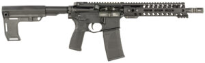 Patriot Ordnance Factory 2172 P15 Constable 5.56 NATO 30+1 10.50" M-LOK Handguard, Black Anodized Aluminum Receiver w/Picatinny Rail, Black Polymer MFT Blade Stabilizer, MFT Grip