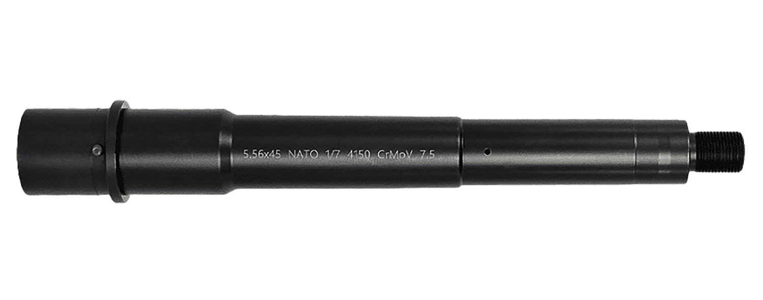 Lead & Steel 7.5" AR9 Barrel 5.56 NATO Black Nitride