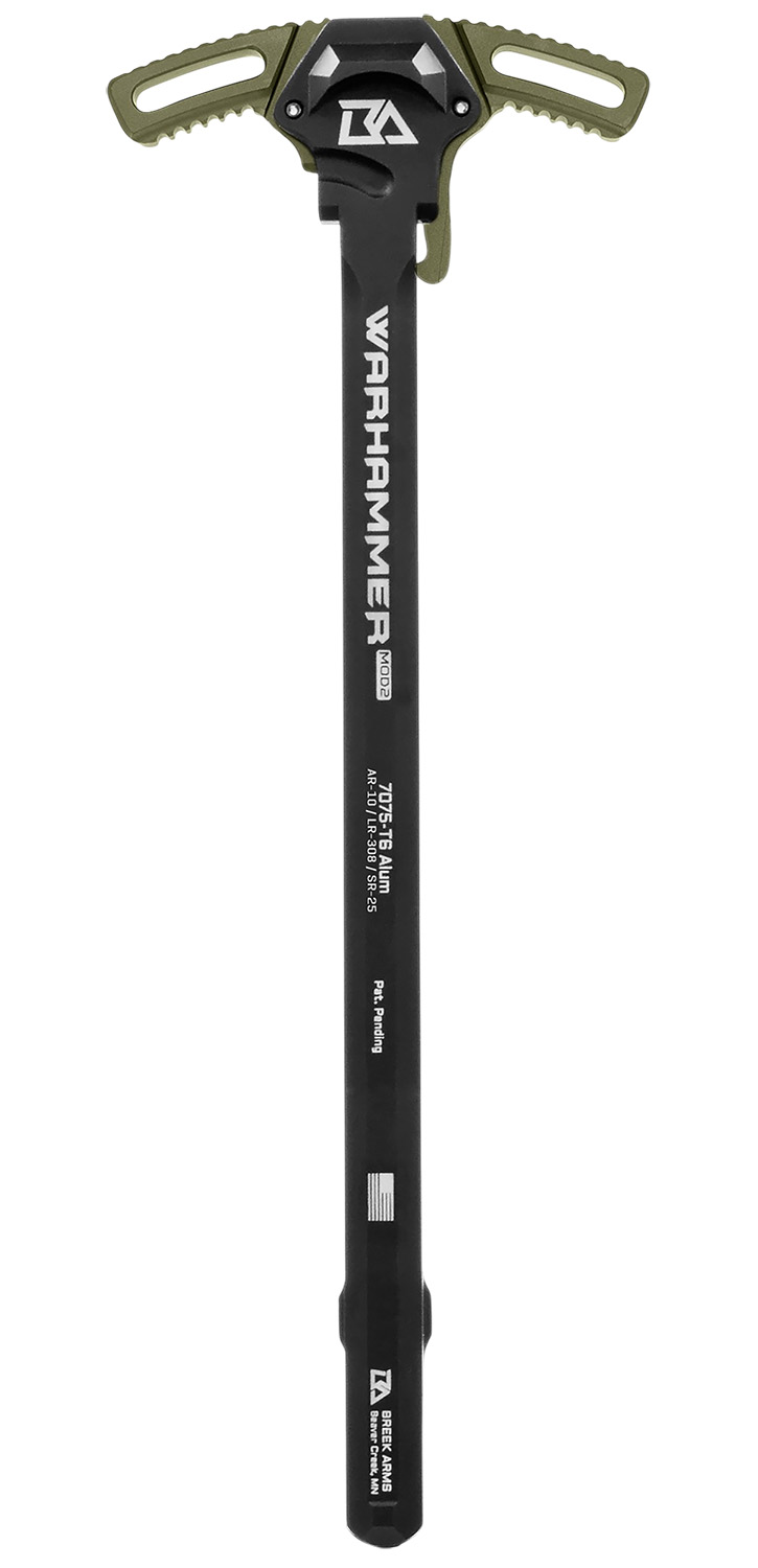 Breek Arms Warhammer Mod2 Ambidextrous Charging Handle OD Green