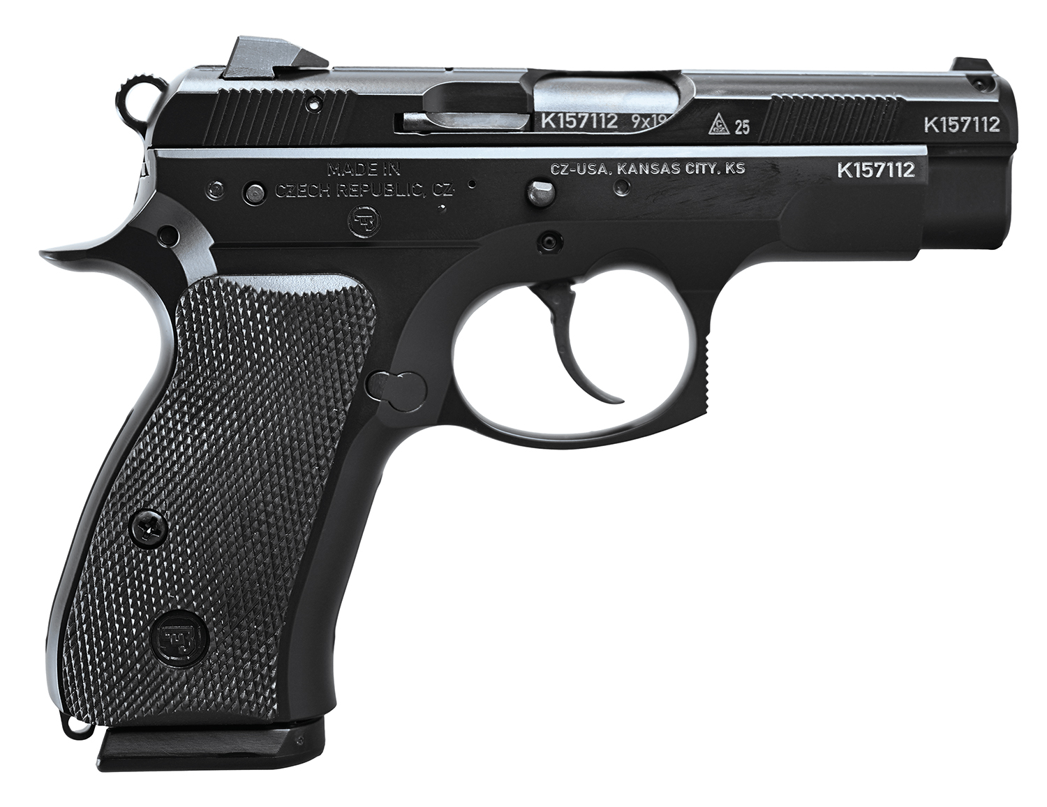 CZ 75 D PCR Compact 9mm Pistol with Decocker, 15-Round