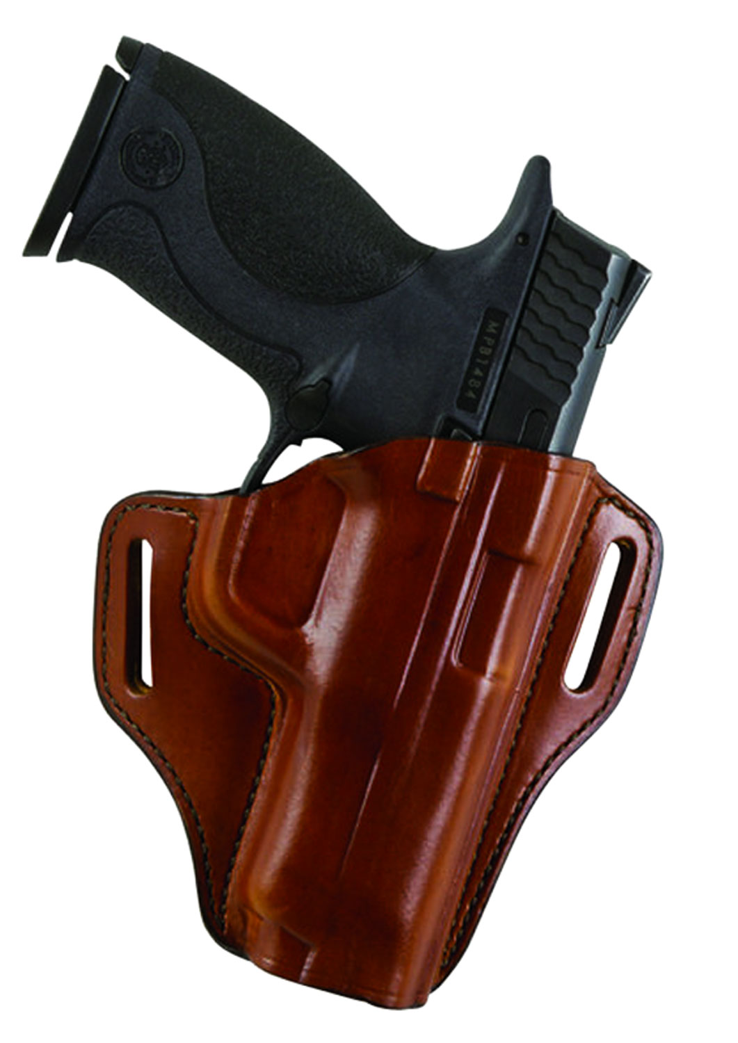 Bianchi 23966 57 Remedy OWB Size 18 Tan Leather Belt Slide Fits Springfield XDS Right Hand