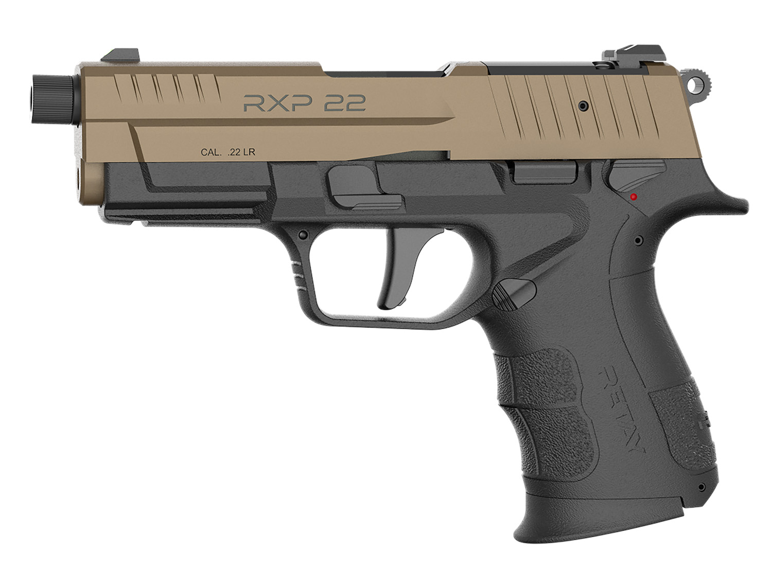 Retay USA RXP 22 LR Semi-Auto Handgun - FDE/Black