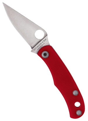 Spyderco BUG Red G-10 Folding Pocket Knife