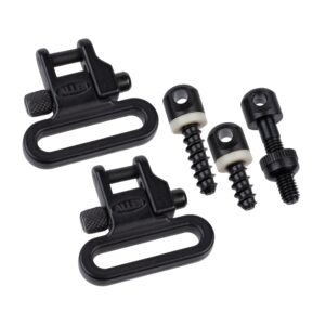 Allen 14420 Magnum Swivel  Set Black 1" Bolt Action Rifles