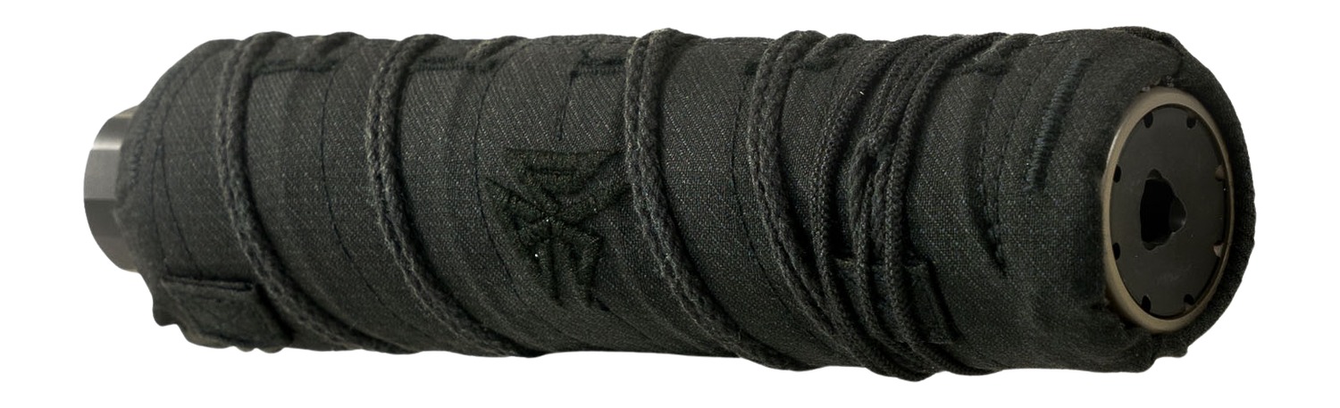 Burn Proof Gear Suppressor Cover Heavy 7.0x1.5 Black