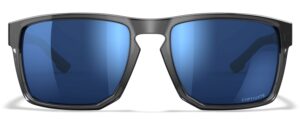 Wiley X Founder Captivate Blue Mirror Shooting Glasses