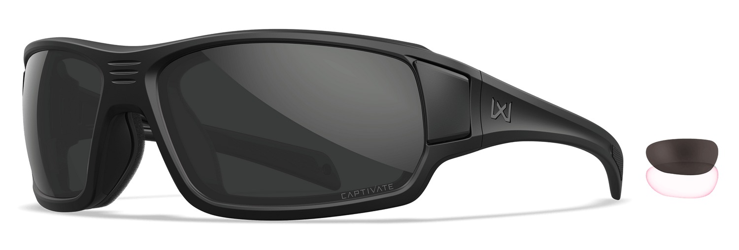 Wiley X Breach 2.5 Shooting Glasses - Gray/Clear