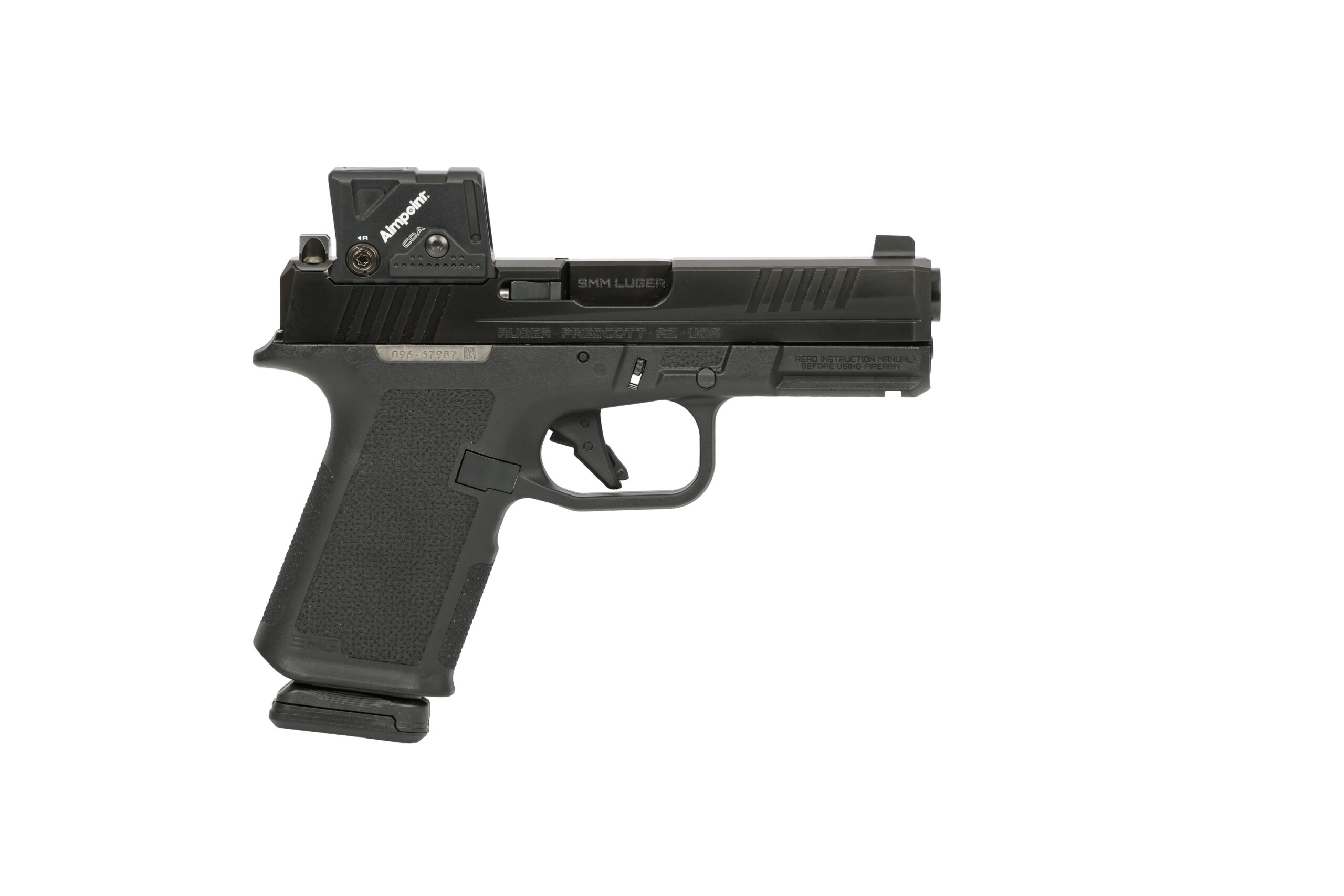 Ruger RXM 9mm Pistol 15+1 Capacity 4" Barrel