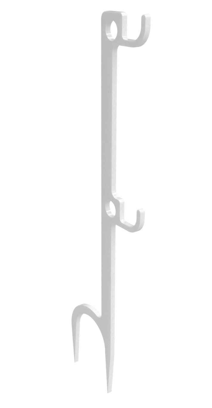 BIR CFGSTH2 GRND STAKE STL TARGT HANGER DBL