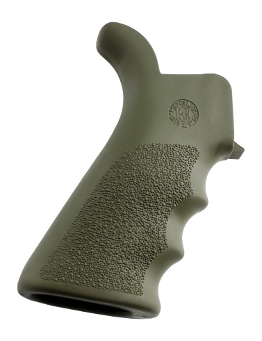 Hogue AR-15 OverMolded Beavertail Grip - OD Green