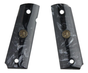 Pachmayr Custom Black Pearl 1911 Grips with Ambidextrous Safety