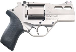 Chiappa Rhino 30DS 10mm Nickel Revolver - 3" Barrel