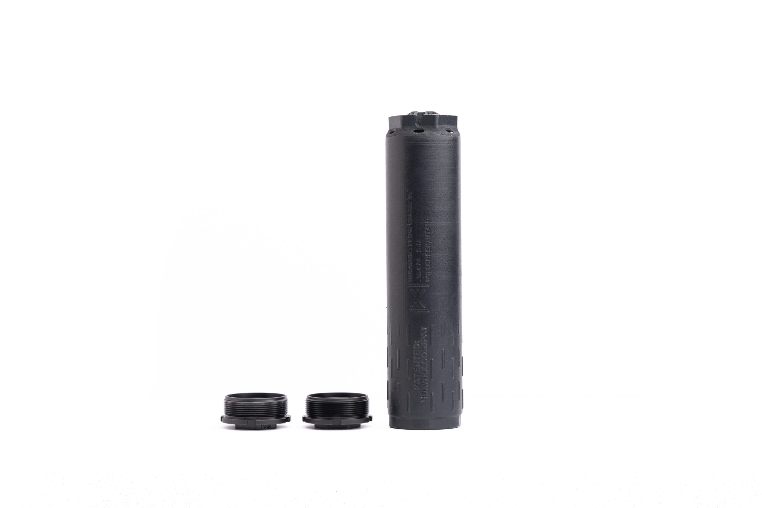 HUXWRX Flow Range 36 Ti Black Titanium Suppressor