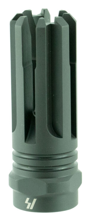 Strike Industries VENOMFH308 Venom Flash Hider Black Steel with 5/8"-24 tpi Threads, 2.16" OAL & 0.862" Diameter for 308 Win, 7.62x51mm NATO AR-Platform
