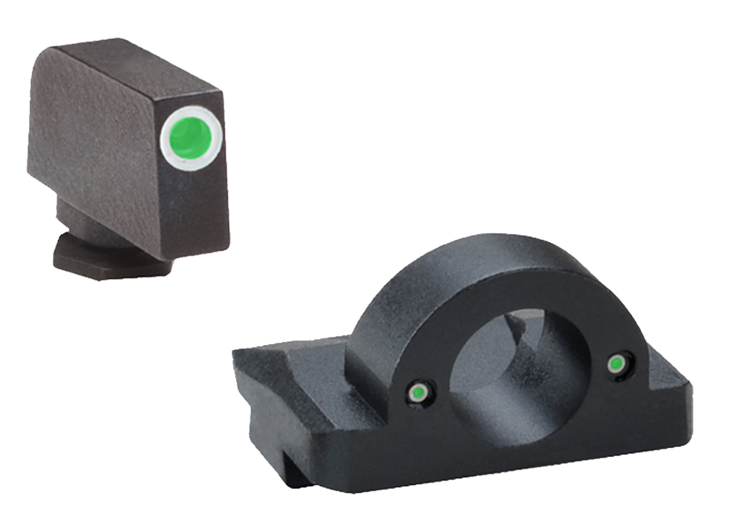 AmeriGlo GL126 Ghost Ring Tritium Sight Set for Glock