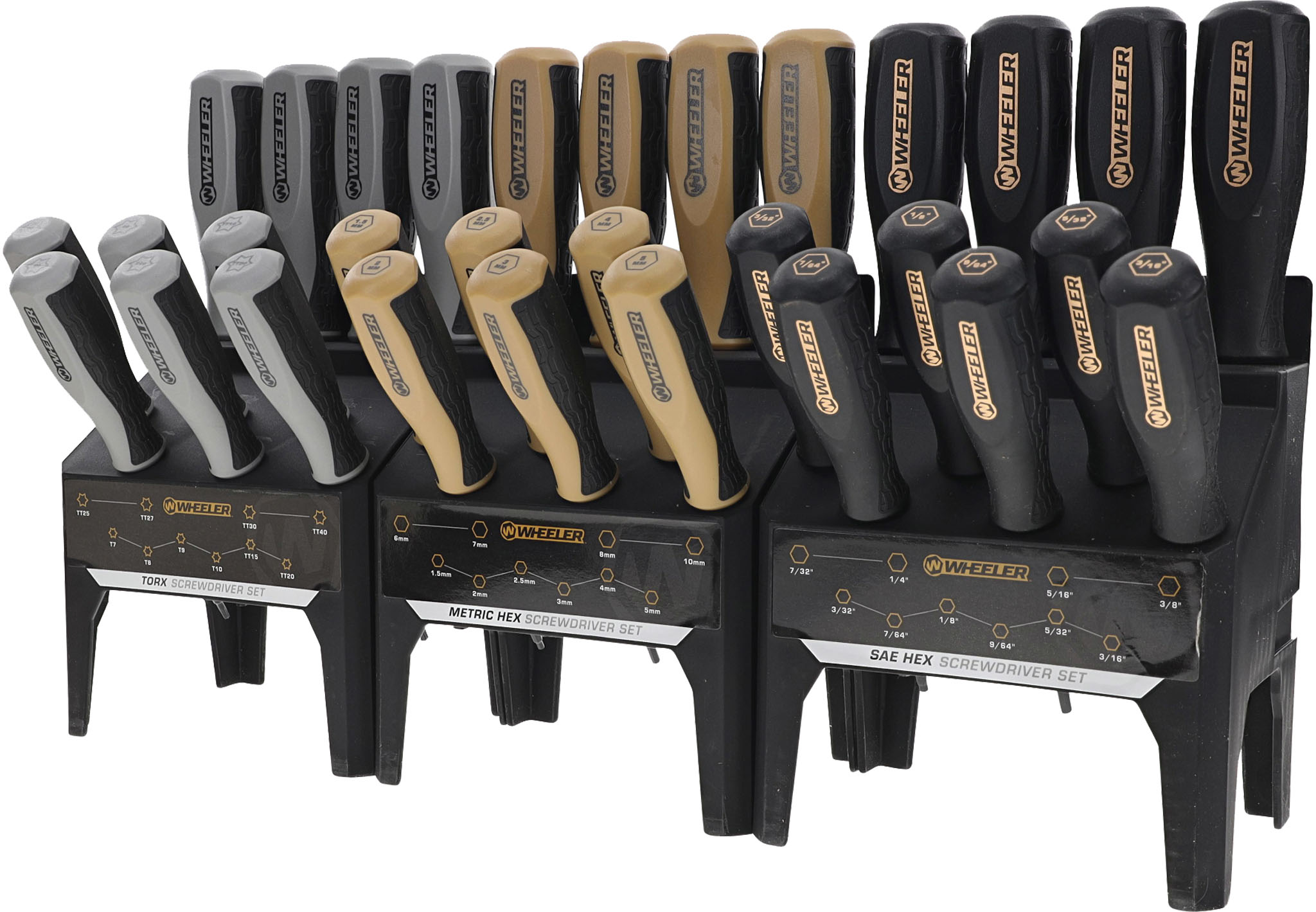 Wheeler 30-Piece Hex/Torx Screwdriver Set