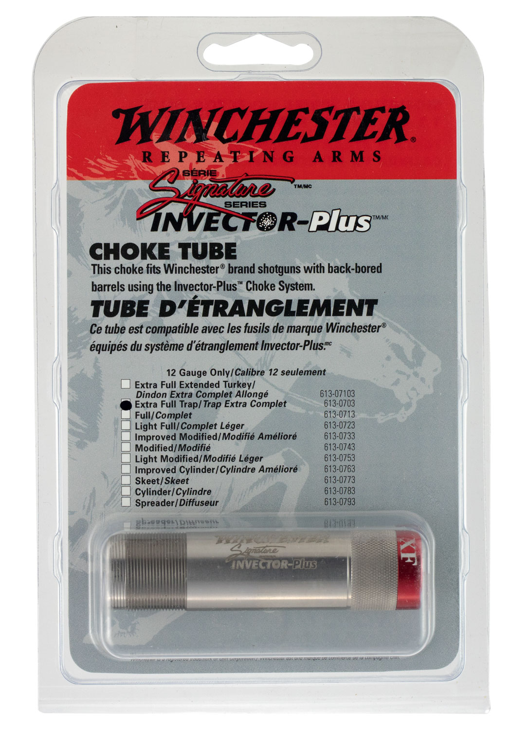 Winchester Repeating Arms 6130733 Invector Plus Signature Winchester 12 Gauge Improved Modified 17-4 Stainless Steel