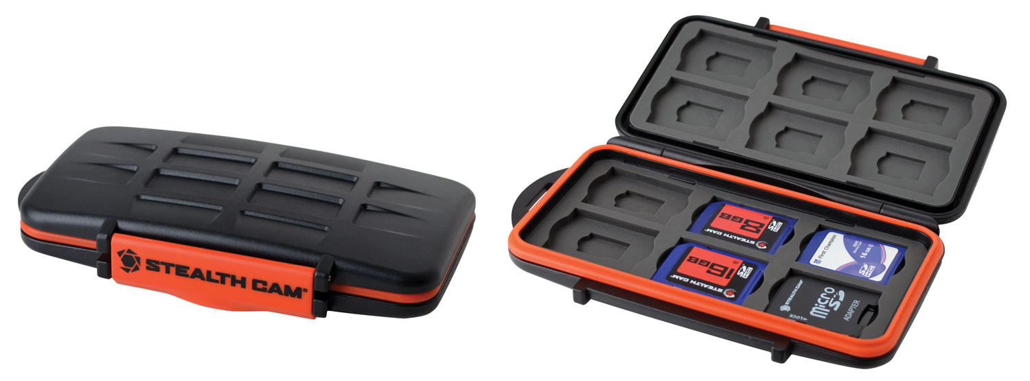 Stealth Cam Memory Card Storage Case - Holds 24 SD Cards