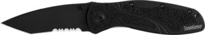 Kershaw Blur 1670TBLKST Tanto Serrated Folding Knife