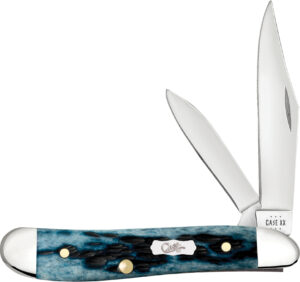 Case Peanut Knife - Mediterranean Blue, Stainless Steel