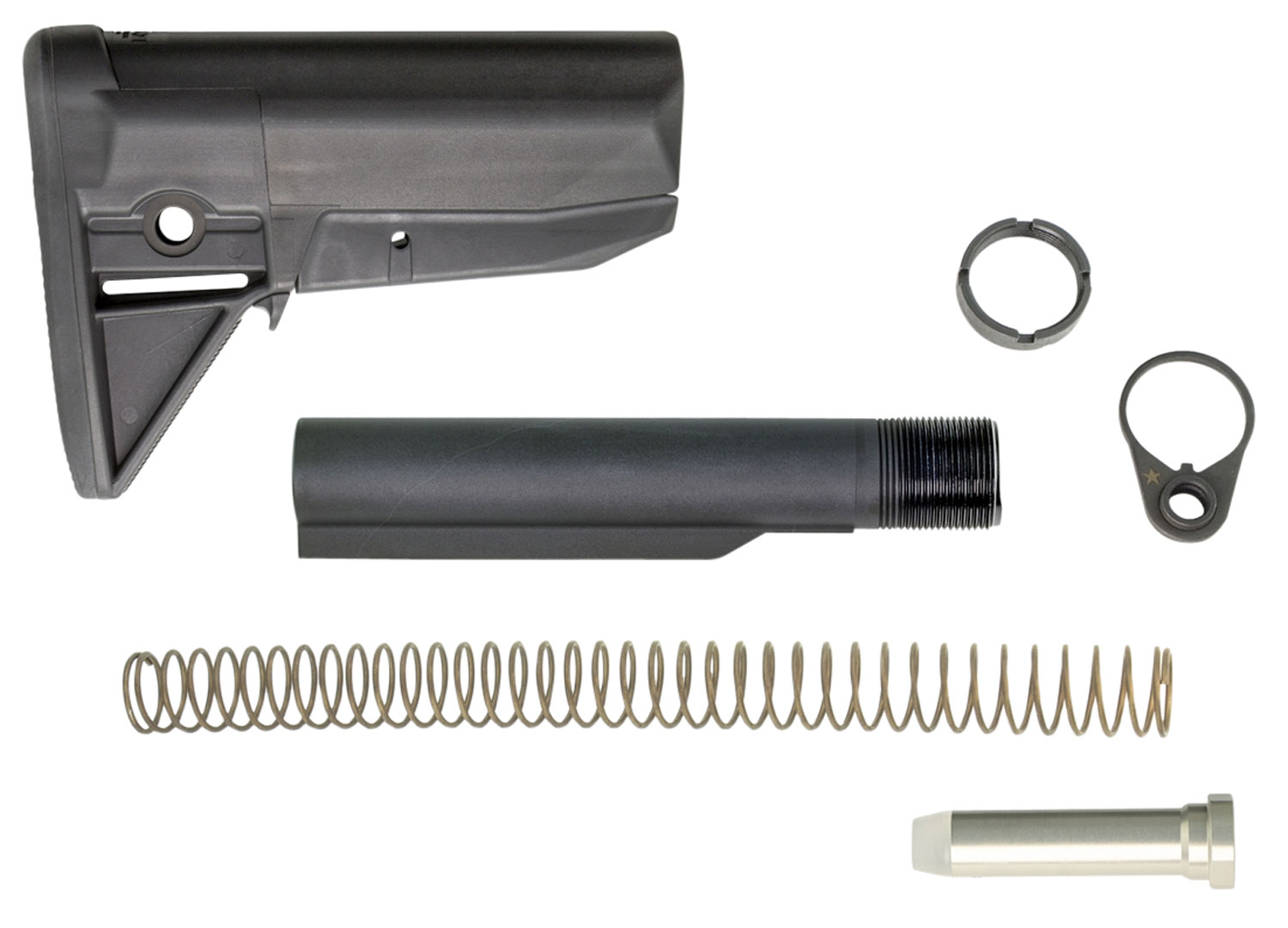 BCMGunfighter MOD 0 Collapsible AR Stock Kit Black