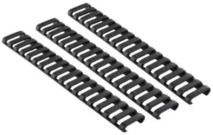 Ergo Low-Pro Ladder Rail Covers 18 Slot Black 3 Pack