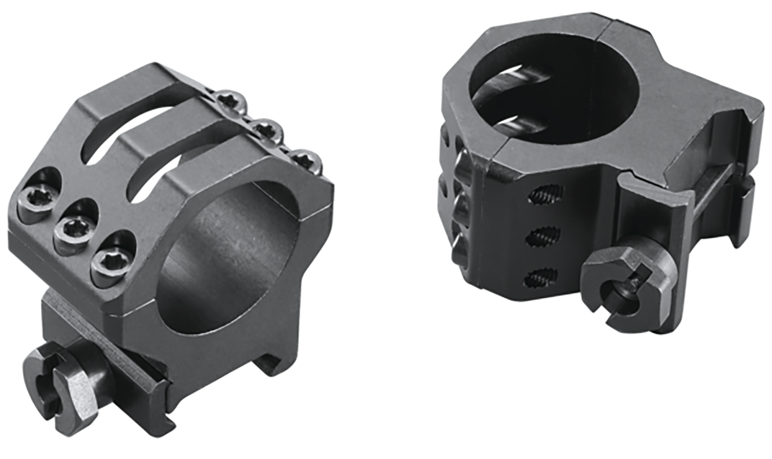 Weaver Six-Hole Skeleton Rings 1" High Tactical Mounts
