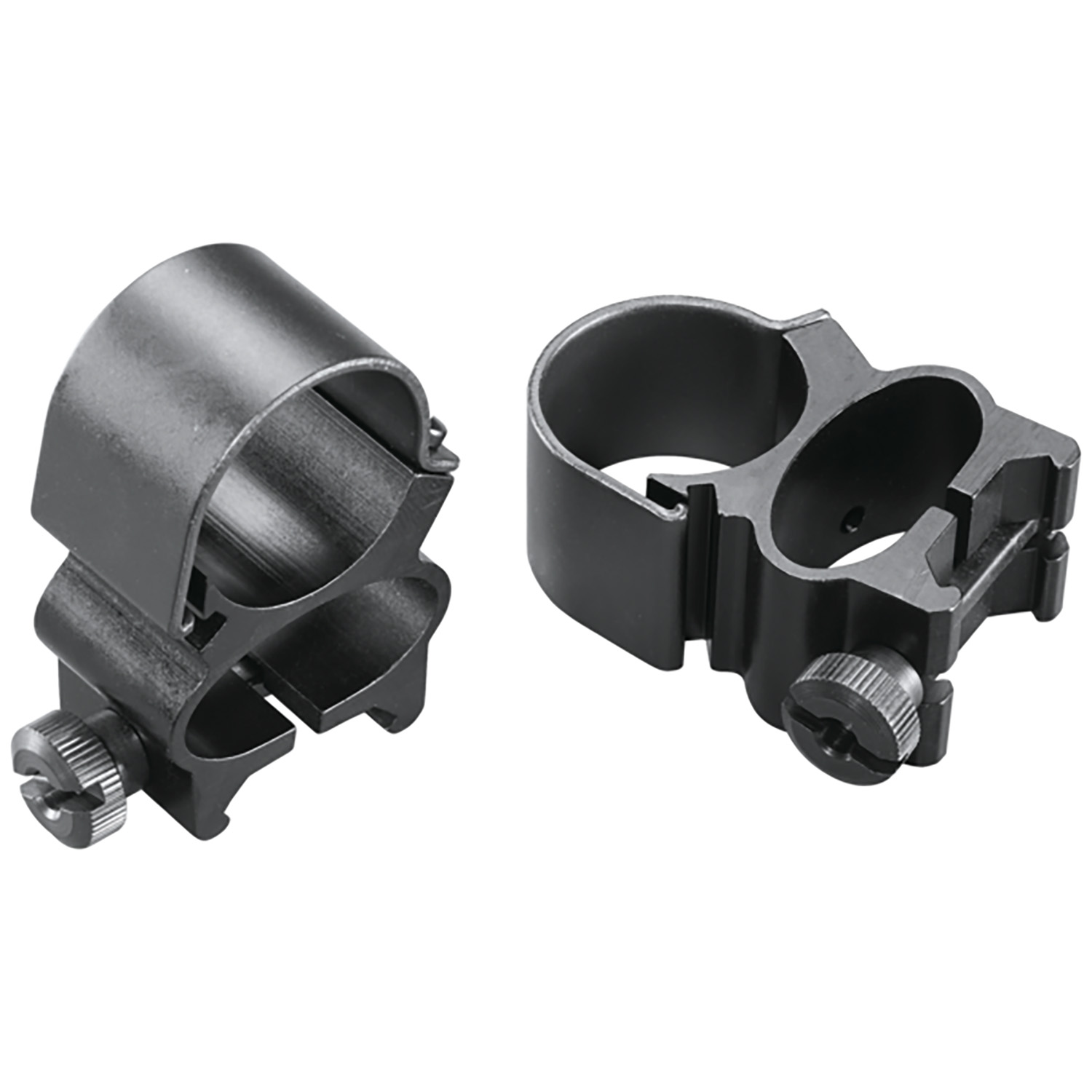 Weaver See-Thru Detachable Scope Rings - Matte Black