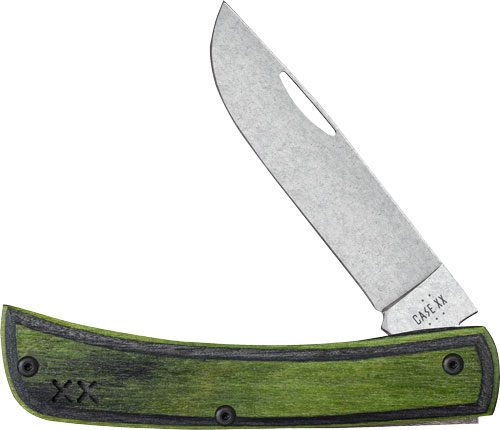 Case Knives Sod Buster Jr Pocket Knife - Green/Black