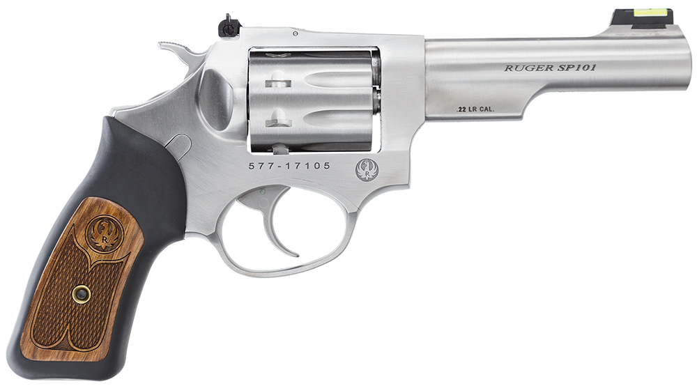 Ruger SP101 .22LR Revolver with 4.2" Barrel & Rubber Grips