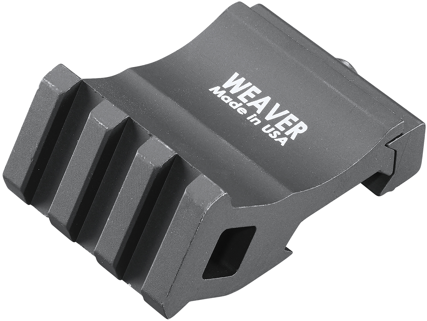 Weaver Offset Rail Adapter 99671 - Black Anodized