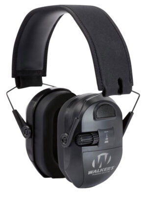 Walkers Ultimate Power Muff Black Electronic Earmuff